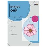 PPD 10 x A4 Inkjet Premium Overheadfolie für vollfarbige Ausdrucke in höchster Qualität PPD-34-10
