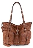 Tamaris Shopper Bernadette 30519 Damen Handtaschen Uni cognac 700