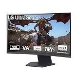 LG Electronics 27GS60QX-B.AEUQ UltraGear™ Curved QHD Gaming VA-Monitor 27' (68,4cm), 2560 x 1440, 16:9, 1ms GtG, 180 Hz, HDR10, 300 cd/m² Helligkeit (typ.), AMD FreeSync, Dynamic Action Sync - Schwarz