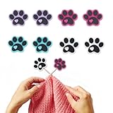 Yeomju 8 Stück Stricknadelstopper Stricknadelspitzenschutz für Hundepfoten, Stricknadelkappen, Strickwerkzeuge, Maschenstopper