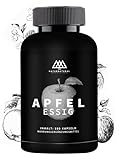 APFELESSIG | 990mg Apfelessig je Tagesdosis - 180 Stück - 3 Monate Vorrat | Apple cider vinegar | Essigmutter - Laborgeprüft & Vegan