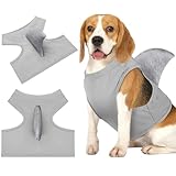 Clysee Halloween-Kostüm für Hunde, Hai, Fischflosse, Hundekostüm für Hunde, Welpen, Cosplay, Geburtstagsparty, Outfit (X-Large), 2 Stück