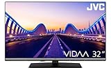 JVC Fernseher 32 Zoll Smart TV VIDAA LT-32VDF5455 Full HD Fernseher, HDR TV mit integriertem Triple-Tuner, LED TV schwarz