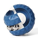 Rotierender Würfel-Orbit-Ball, Labyrinthball, Fidget-Hand-Spinner, sensorisches Spielzeug, Fingerspitzen-Gyro-Spielzeug, pädagogisches Puzzle-Spiele für interaktives Spielzeug für Kinder, blau