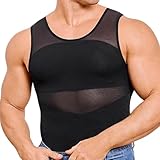 Kompressions-Tanktop für Herren, Kompressionsshirt für Herren - Modische Body-Schlankheits-Shapewear | Ärmellose Herren-Tanktops, schnell trocknendes Herren-Tanktop für Fitnessstudio, Workout, Strand