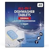 by Amazon - All-In-One Spülmaschinentabs, 40 tabs