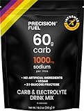 Precision Hydration Carb & Elektrolyt Drink Mix - Energie und Kohlenhydratpulver, bis zu 120g Kohlenhydrate/Liter, vegan - Ideal für Profi-Radsport (Pack of 1, Carb & Elektrolyt Drink Mix)