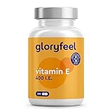 Vitamin E - 210 Kapseln - 400 IE bioaktives Vitamin E pro Kapsel - Hochdosiert für 7 Monate Versorgung - Laborgeprüft und in Deutschland hergestellt