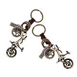Holibanna 2stücke Mini-motor-schlüsselanhänger Aus Kreativer Auto-schlüsselanhänger Vintage-fahrrad-schlüsselhalter Anhänger Für Männer Und Frauen Passend Für Schlüssel Taschen