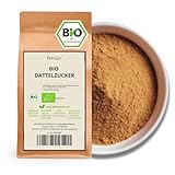 Kamelur 1kg BIO Dattelzucker - naturbelassener brauner Zucker aus gemahlenen BIO Datteln - Dattelsüße als natürliche Alternative zu weißem Zucker