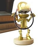 Uhngw Niedliche Lampe - Alien Kinderzimmerlampe - Mit Öffnungsfunktion, 3 Helligkeitsstufen & Dimmbar als Deko für Schlafzimmer, Babyzimmer und Nachttisch