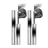 Faccelove's Ironeye Mascara, Iron Eye Mascara Facelove, Iron Wand Mascaras, 3D Curling Eyelash Irons, Ironeye Natürliche, Verlängernde & Pflegende, Waterproof, Long-Lasting & Smudge-Proof (Schwarz*2)