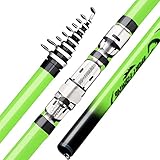 Angelrute Rock Angelrute Kohlefaser Teleskop Karpfenrute Tragbare Spinningreise Ultraleichte Angelruten (Größe: A_6,3M)