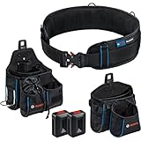 Bosch Professional ProClick Werkzeuggürtel-Set mit 1x Gürtel 108 (Größe L/XL), 1x Tasche GWT 4, 1x Tasche GWT 2, 2x ProClick Holder