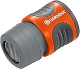 Gardena Perlstrahl-Adapter: Perlator für spritzfreies Wasser am Wasserhahn, zum Aufstecken auf den Gardena Hahnverbinder, für sanften, luftdurchsetzten, gebündelten Wasserstrahl (2905-26)