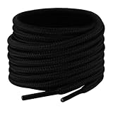 Dafannis Stiefel Schnürsenkel, Rund Schnürsenkel Wanderschuhe für Arbeitsschuhe, Sportschuhe, Trekkingschuhe - Reißfeste Ersatz Outdoorschuhe Schuhbänder, 2 Paar Boots Shoelace (Ø4 mm)