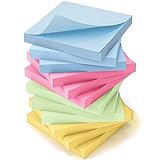 1200 Stück Haftnotizen Klebezettel - 76 x 76mm Sticky Notes, Selbstklebende Haftnotizzettel Klebezettel bunt zettel farbig Notizblöcke für Büro Haus, 1200 Blatt insgesamt 4 Farben