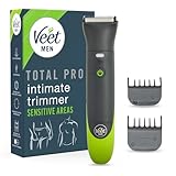 Veet Men Intimate Trimmer - Intimrasierer für Männer - Intim- und Körperrasierer für Intimbereich, Gesicht, Achseln & Oberkörper - Wasserfester Herren Haartrimmer & Rasierer