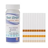 XIAOBAN 3-in-1-Teststreifen, Chlor-Dip, pH-Tester, Papier, Pool, Hot-Pap-Wassertest, J2u8 Streifen, Striptest-Test, 50 Swi Streifentest,