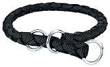 Trixie 143901 Cavo Zug-Stopp-Halsband, M–L: 43–51 cm/ø 18 mm, schwarz