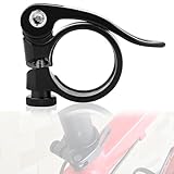 Fahrrad Sattelklemme 31.8mm, Schwarz Sattelklemme Schnellspanner Fahrrad Sattelklemme Befestigung für Mountainbike Rennrad