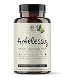 Surpresa Natural Apfelessig Kapseln hochdosiert I 1 x 180 Kapseln I 1000mg Apfelessig pro Tagesdosis I Apfelessig Nahrungsergänzungsmittel vegan & laborgeprüft I Apple cider vinegar