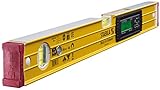 STABILA Elektronische Magnet-Wasserwaage TECH 196 M, 61 cm, 2 Digital-Displays, Messbereich: 0° – 360° (4 x 90°), Anzeige-Modi: °, %, mm/m, in/ft, Schutzklasse IP 65, Seltenerd-Magnetsystem, Tasche