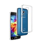 Transparent Silikonhülle TPU für Samsung Galaxy S5 Mini, Handyhülle Premium Kratzfest TPU Durchsichtige Schutzhülle, Ultradünne 0,33 mm