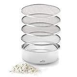 LACOR 4 AUSTAUSCHBARE MASCHE-SIEB. 20 cm, Edelstahl, Silber, 68340