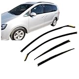 J&J AUTOMOTIVE | Windabweiser Passend Für Alhambra 5-Türer ab 2010, Heko Regenabweiser, Getönt, Set 4-Teilig, Vorne, Hinten, Aerodynamisch