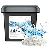 Belko® Chlorgranulat für Pool 5kg, schnelllöslich zur Schnellen Anhebung des Chlorgehaltes, Sichere und schnelle Desinfektion - für Pools, Aufstellpools, Whirlpools, Planschbecken