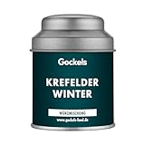 Krefelder Winter Gewürz, handgemachte Gewürzmischung, Gockels Food Genussmanufaktur, z.T. Zutaten aus eigenem Anbau, Premium Qualiät in wiederverschließbarer Aroma-Dose, ohne Zusatzstoffe