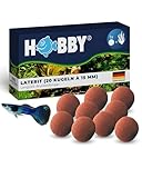 HOBBY Aquaristik Laterit I Langzeit-Wurzeldünger für Aquarienpflanzen I 20 Düngekugeln mit Ø 15 mm I Effektiver Aquariendünger ohne Nitrat und Phosphat I Fördert gesundes Wachstum und kräftige Farben
