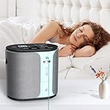 Hochreine Sauerstoffkonzentrator, 1-9L min96% Oxygen Concentrator für Zuhause und Reisen, Hochwertiger Oxygen Generator mit 24-Stunden-Zyklusarbeit, Sauerstoffgerät mit Fernbedienung Sprachubertragung