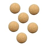 TOYANDONA 6 Stück Verschleißfeste Kork Kickerbälle für Tischfußball Multi funktionale Leichte Foosball Ersatzbälle Langlebiges Zubehör für Tischkicker Spielspaß