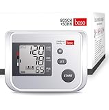 boso medicus family 4 – Partner- und Familien-Blutdruckmessgerät mit 4 Speichern, großem Display und Arrhythmie-Erkennung – Inkl. Universal-Manschette (22–42cm)