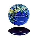 Surplex Leuchtende schwebende Weltkugel mit 7 Farblichtern, Touch-Steuerung und Farbverlauf, Nachtlicht-Globus, magnetische Schwebefeld-Weltkarte für pädagogisches und Geschenk,