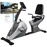 Skandika Liegeergometer Centaurus Sitzergometer Heimtrainer Liegeheimtrainer | 13kg Schwungmasse, 12 Trainingsprogramme, Bluetooth App-Steuerung, Google Street View | 150kg belastbar