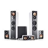 Teufel Ultima 40 Surround 5.1-Set - Heimkino Lautsprecher 5.1 Soundanlage Kino Raumklang Surround Subwoofer Movie High-End HiFi - schwarz/weiß