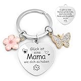 YISCOKO Geschenke für Mama,Mama Geschenk Schlüsselanhänger Geburtstagsgeschenk für Mama,Beste Mama Geschenk,Geschenk Mama,Schlüsselanhänger Mama,Mutter Geschenk.
