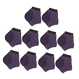 VICASKY 5Paare Feuchtigkeitsspendende Fersensocken Rissige Hautpflege für Trockene Füße Atmungsaktive Gel Socken für Fußpflege und Entspannung