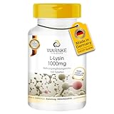 Lysin Tabletten - 1000mg - vegan - 100 Tabletten - Aminosäure | Warnke Vitalstoffe - Deutsche Apothekenqualität