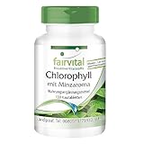 Chlorophyll Tabletten mit Minzaroma - VEGAN - 100 Kautabletten