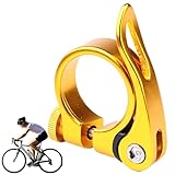 Schnellspann-Sattelstützenklemme, Aluminiumlegierung, ergonomische Sattelstützenklemme – Mehrzweck-Sattelklemme für Straße, Berg, Klappradfahren