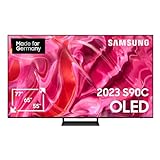 Samsung OLED 4K S90C 65 Zoll Fernseher (GQ65S90CATXZG, Deutsches Modell), Quantum HDR OLED, Neural Quantum Prozessor 4K, LaserSlim Design, Smart TV [2023]