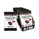 SALLOS das Original Vorrats-Pack – Lakritz-Bonbon mit Kräutern, aus natürlichem Süßholzsaft, würzige Lakritz-Kombination, vegan, im Vorrats-Pack, 15 x 150 g