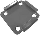 Royal Gardineer Zubehör zu Seitenmarkise befestigen: Bodenhalterung für Seitenmarkise, anthrazit (Befestigung Boden, Bodenbefestigung, Windschutz Terrasse ohne Bohren)