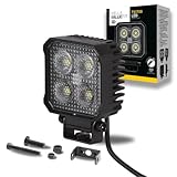 HELLA Valuefit TS1700 LED Arbeitsscheinwerfer 12V - 24V 1700 Lumen Nahfeldausleuchtung starke Lichtleistung in kompaktem Design: Offroad LED Scheinwerfer für Traktor Auto LKW SUV ATV - 1GA 357 110-002