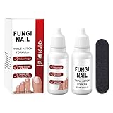 15ml Fußnägel Behandlung, Nagelpflege für Fußnägel, mit Nagelfeile, Schutz & Stärkung brüchiger Nägel, Spendet Feuchtigkeit trockener Nagelhaut, Nail care, Nail Repair (15ml)