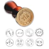 Generisch Personalisierter Wachssiegel Stempel, Rund, Messing, Wachs Siegel, Wachsstempel